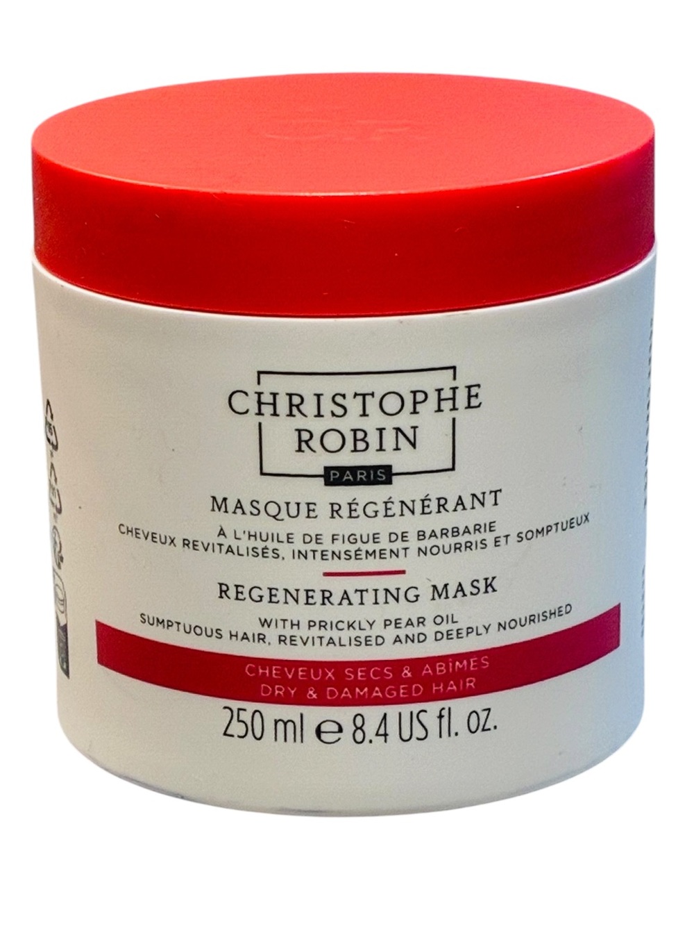 Christophe Robin Regenerating Hair Mask with Prickly Pear Seed Oil 8.4 oz